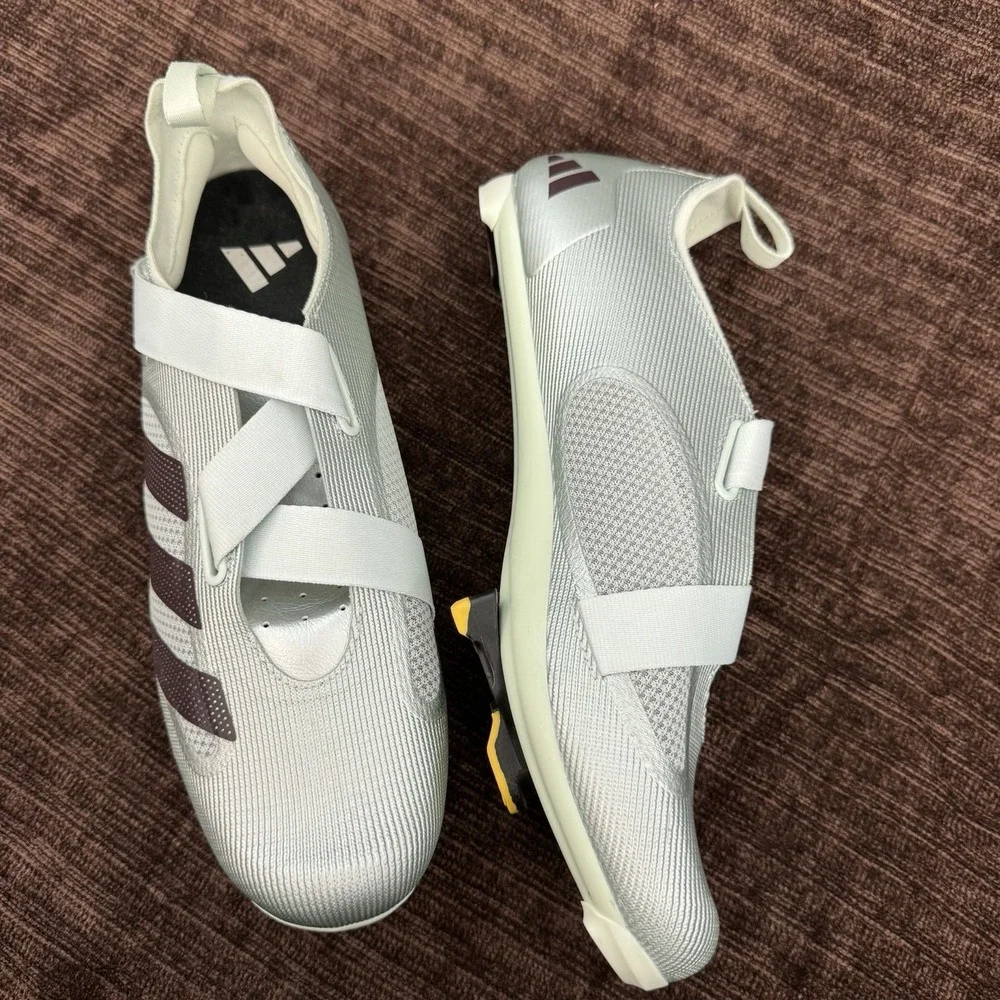 Adidas The Indoor Cycling Shoes Men 12 Mint 3 Bolt IG5466 Cleat Included - Picture 3 of 11